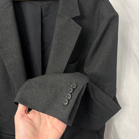 Bluffworks Gramercy Blazer Mens Size 48 Large Dark Gray Jacket - Picture 9 of 12